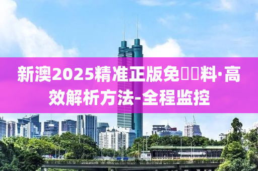 2025新澳最精准资料