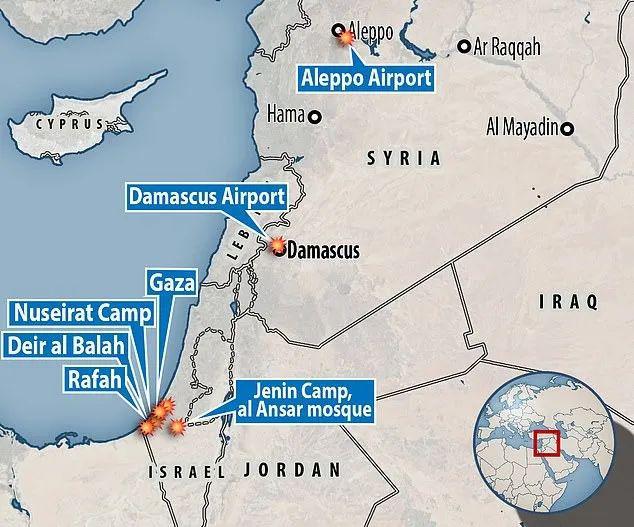 美媒：以色列同日空袭三邻国